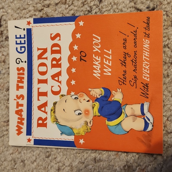 Lot of 7 Vintage Get Well Greeting Cards Rust Craft 30's & 40's - Picture 9 of 14